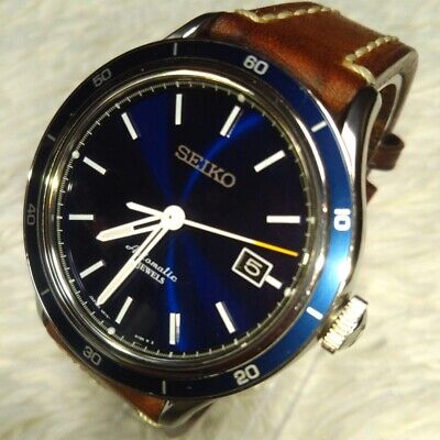 SEIKO SARG015 6R15-02V0 blue mens analog round classic SEIKO SARG015 6R15-02V0 blue mens analog round classic