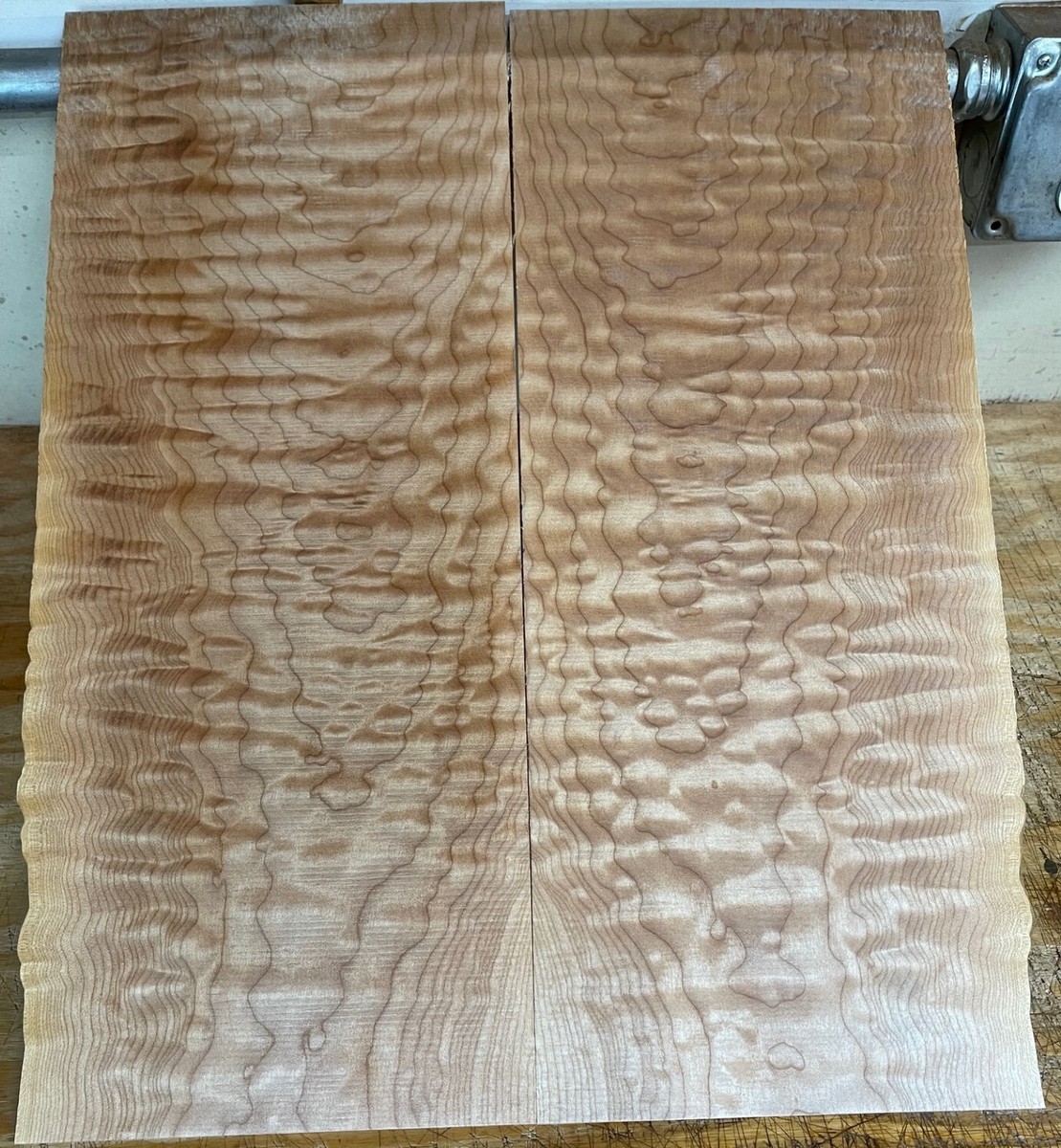 Quilted maple guitar drop top. 4A figure .240 x 8 3/4 x 21 1/2 old