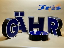 3D Buchstaben LED, Lichtwerbung, Werbeschilder, Leuchtreklame 40cm Frontleuchter