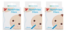 NoseFrida The Snotsucker Baby Nasal Aspirator Hygiene Filters, 60 Filters