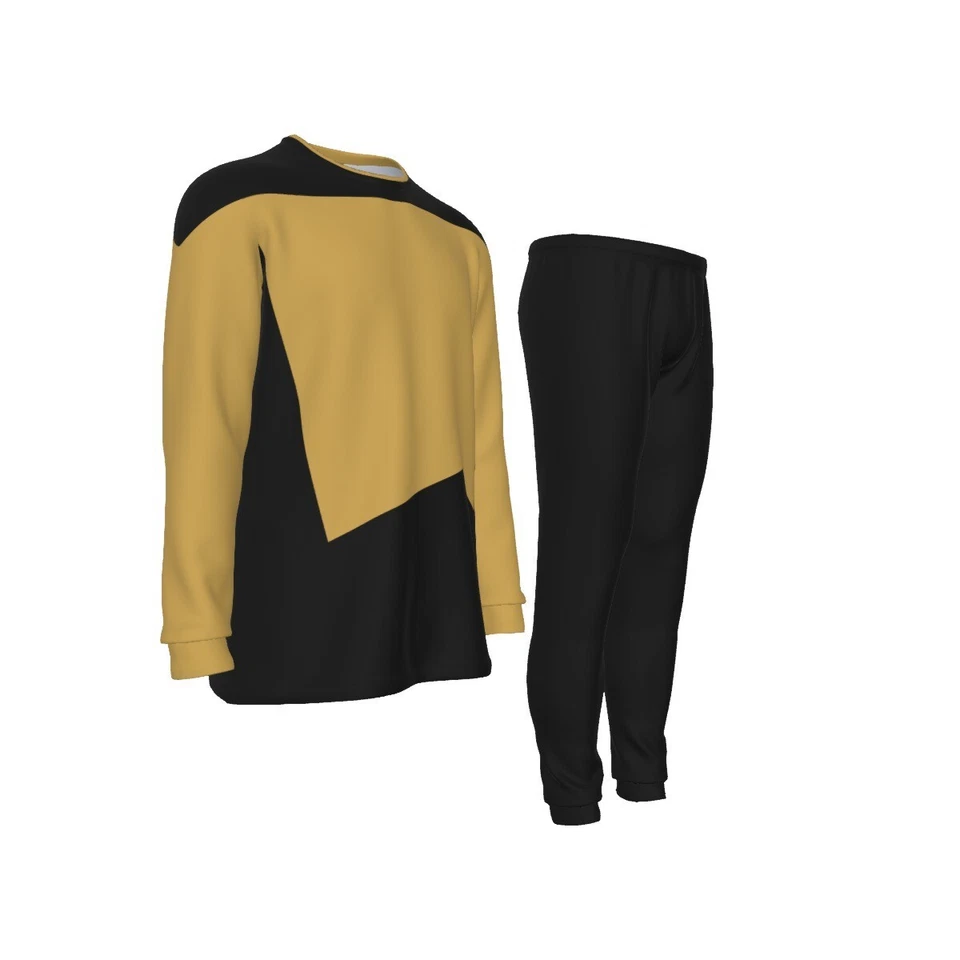 Pijama uniforme nave estelar fantasia frota estelar sem emblema - Imagem 4 de 4