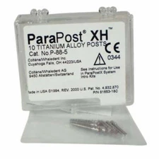 Coltene Whaledent P88-5 ParaPost XH Titanium Alloy Posts .050" Red 10/Pk