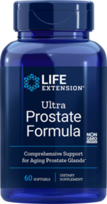 TAKE OFF $31 NOW! FOUR PACK SALE Life Extension Ultra Prostate Formula 60 gels