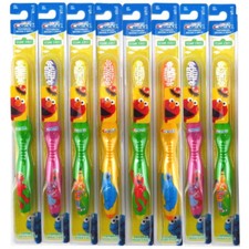 Crest Kids Toothbrush Sesame Street Soft - Assorted Characters - 8 Pack