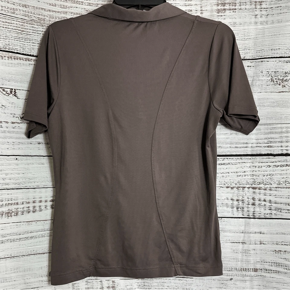 Lija Polo женщин размер средний коричневый нейлона смесь гольф теннис эластичной влаги фитиль - Изображение 4 из 4