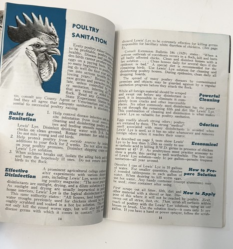 The Truth About A Lye Vintage Booklet Lewis Lye Ephemera Household Farm Use 1941 - Picture 3 of 8