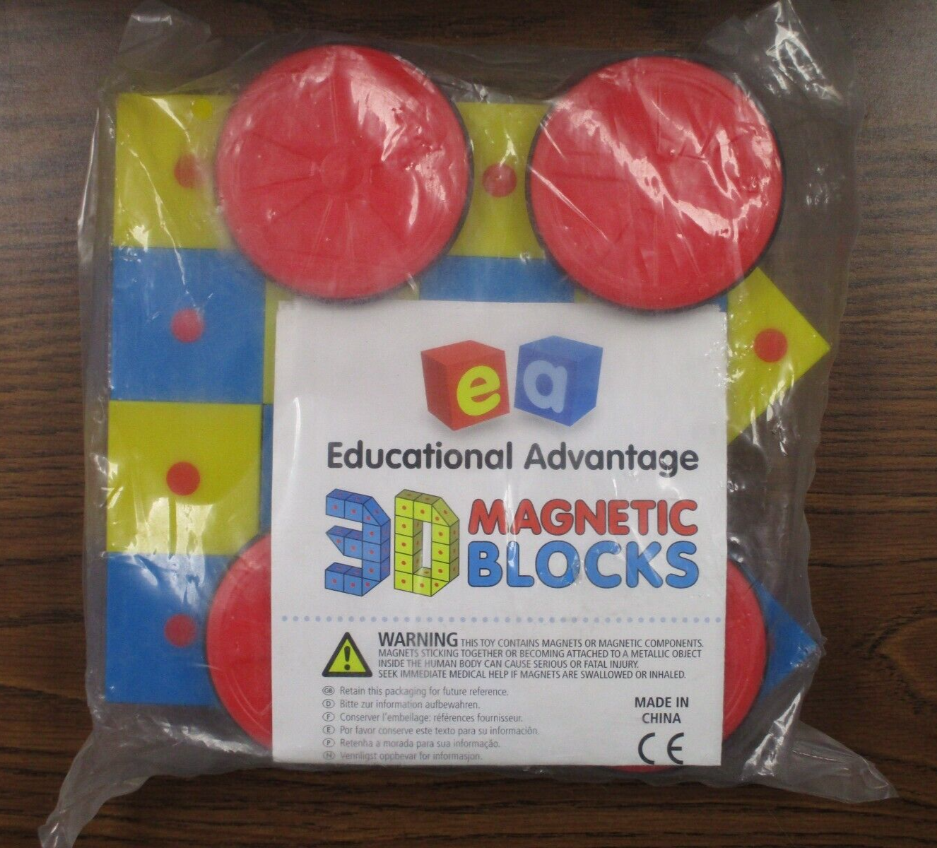 Educational Advantage, 3D Magnetic Blocks - 20 Pieces, Age 3+ 2