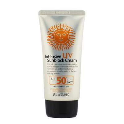[3W CLINIC] Intensive UV Sunblock Cream SPF50+/PA+++ 70ml