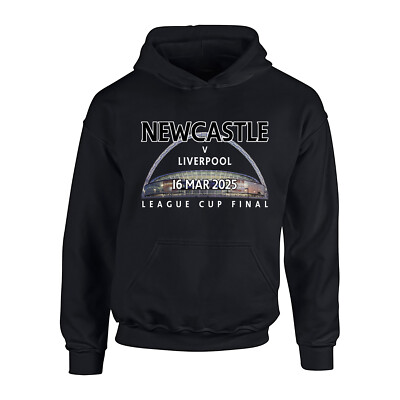 Kinder League Cup Finale 2025 Newcastle Hoodie Fanmade inoffizielle Merchandise