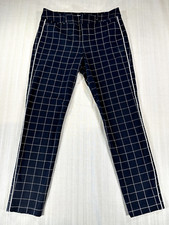 Old Navy Black  White Pixie Ankle Chino Pants Women's Size 6  2373