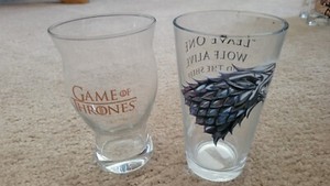 NEW HBO Game of Thrones Stemless Beer or Wine Glasses Cups