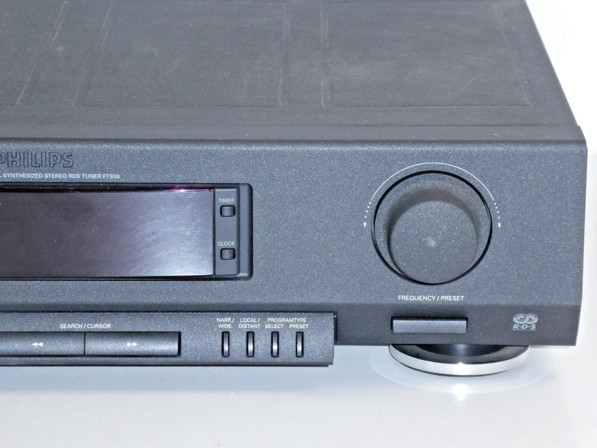 Sintonizador estéreo Philips 70FT930/00S High End RDS, 2 años de garantía