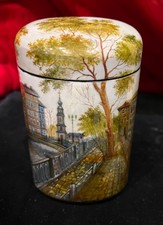 FEDOSKINO RUSSIAN LACQUER BOX REMINISCENCES OF ST PETERSBURG TIPYAKOV