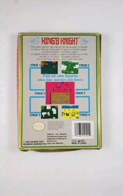 King's Knight NES In Box, No Manual- Very Clean Cartridge 