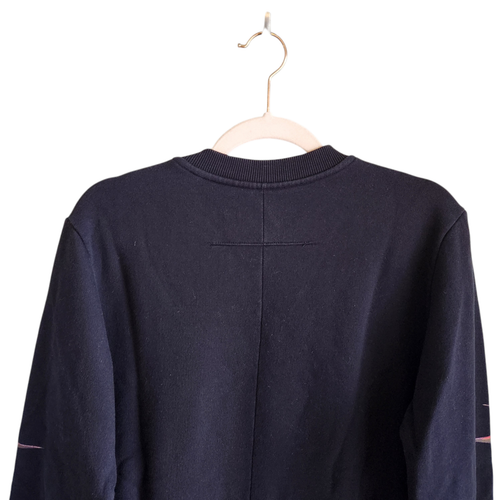 Givenchy Paris Sweatshirt Men's XS Black Birds of Prey Pullover Crew Neck - Picture 11 of 13