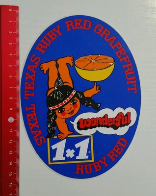 Aufkleber/Sticker: Texas Ruby Red Grapefruit - wonderful (080616174)