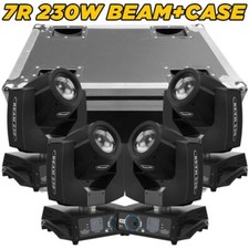 7R 230W Moving Head Light GOBO Stage Lighting LED DMX Beam Disco DJ Lights Case