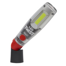 Image of Sealey LED1001 Rechargeable Twist Inspection Lamp 8W COB + 1W LED