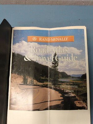 Randy McNally 1991 Road Atlas & Travel Guide in case (LL)