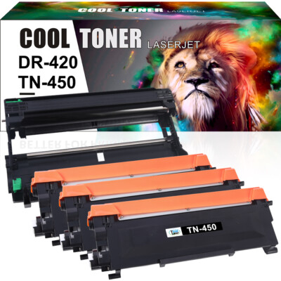 DR420 Drum Compatible With Brother TN-450 HL-2130 2132 MFC-7460DN DCP-7055 Lot