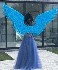 Blue Feather Wings