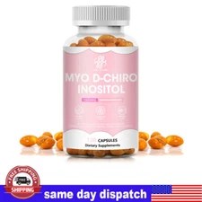 Myo & D-Chiro Inositol Capsules 1000mg - Female Hormone Balance 120 Capsules
