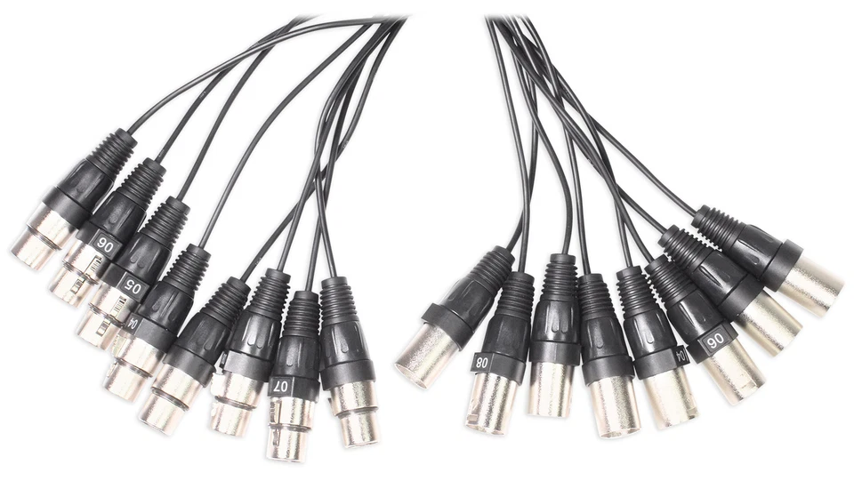 Rockville SX810 8 Channel 10 Foot XLR Snake (Female to Male) Connectors - Image 2 of 4