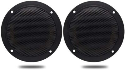 Herdio 2-Way Marine Lautsprecher Waterproof 160W For Motorcycle Spa Boat 2 Pack