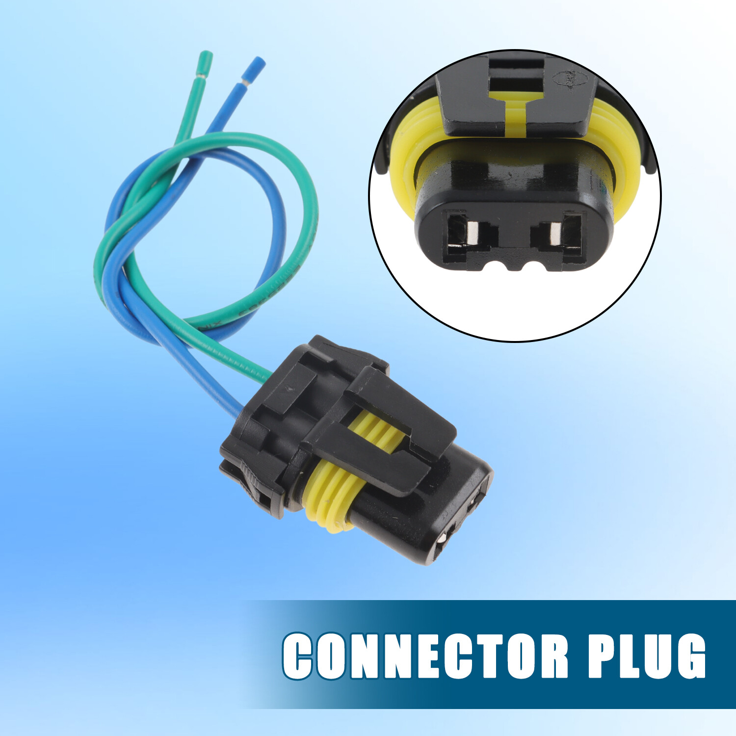 Fog Light Wire Bundle Plug 2-Way Fit for Ford F-150 2000-2009