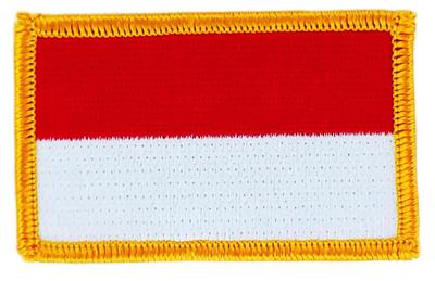 Patch Embroidered Patch Flag Indonesia Bali Thermoadhesive