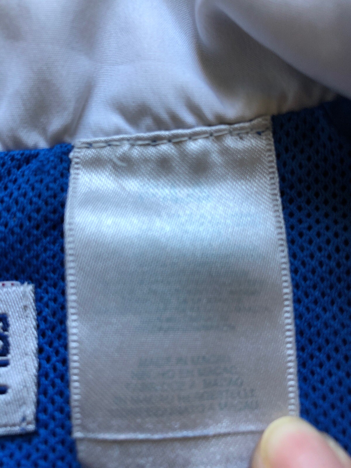 Giacca a vento FILA uomo blu usata taglia XL