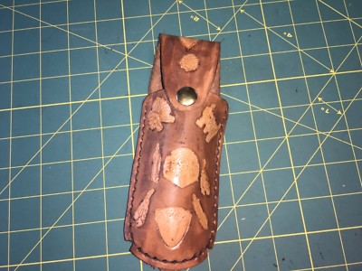 Handmade Leather Folding Knife/ Double/Single  Stack Magazine Pouch 