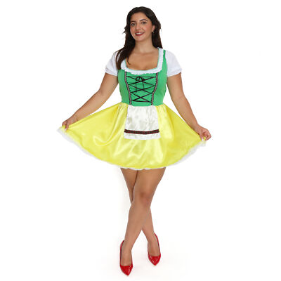 Morph Oktoberfest-kostuum voor dames, Beierse dirndl-jurk