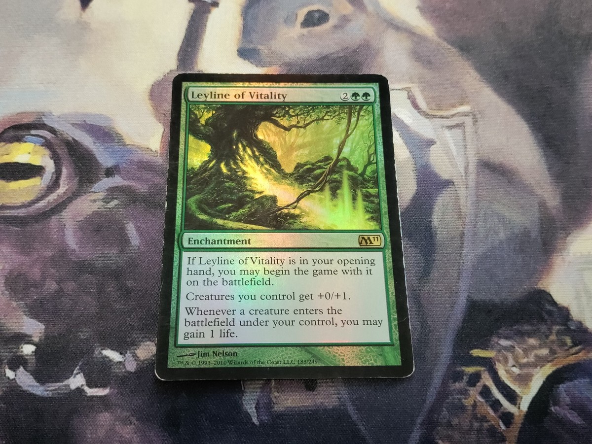 MTG Leyline of Vitality FOIL x1 M11 | eBay