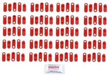 Bleed Nipple covers M6-M10 Red universal BRS222109R X 100