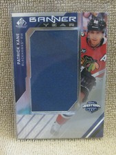 Patrick Kane #BYW-PK 2021-22 SP Game Used Banner Chicago Blackhawks Mint shape