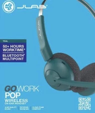 Brand New JLab GO Work the wireless on-ear headset - Black ( Factory Sealed)