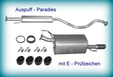 Abgasanlage Auspuff für Nissan Juke 1.6  & 1.6 LPG Typ F15 bis Bj. 05/2014 + Kit