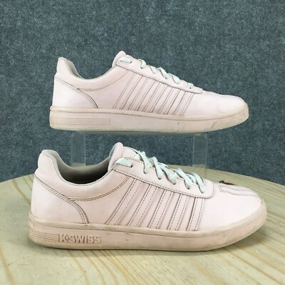 K-Swiss Shoes Womens 10 Court Chesterfield Sneaker Pink Leather Casual 95782-506