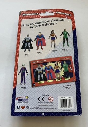 SUPERMAN 5.5 IN DC COMICS ACTION FIGURE PIEGHEVOLE DI NJ CROCE - Foto 2 di 2