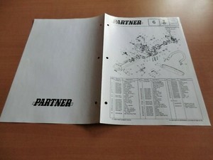 Partner Motorsäge 350CCS Ersatzteilliste Parts List 1996 Englisch Vergaser WT324