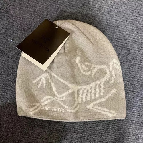 New Arcteryx Bird Head Black Toque Beanie Hat Orca black Merino wool Knitted Cap - Zdjęcie 5 z 16
