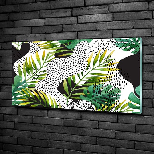 Tulup Tableau Sur Verre Trempé Image 100x50 - Modèle De Fougères