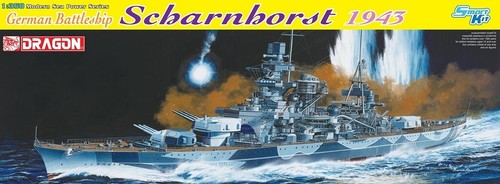 Dragon 1040 1/350 German Battleship Scharnhorst 1943 Plastic Model Kit - Picture 2 of 3