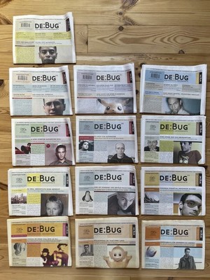 Debug De:Bug Magazin für elektronische Lebensaspekte Nr. 31-42 2000 Techno