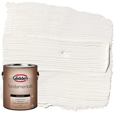 Fundamentals Exterior Paint Commercial White Flat Semi-Gloss Good Adhesion 1 Gal