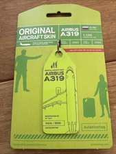 Aviationtag  S7 A319 VP-BHF Anhänger für Schlüssel Gepäck Siberian Airlines 0324