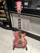 chitarra elettrica sx gipsy rose les paul rosa
