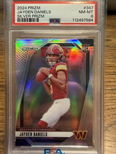 Panini 2024 Prizm Rookies Jayden Daniels #347 Silver Prizm RC Commanders