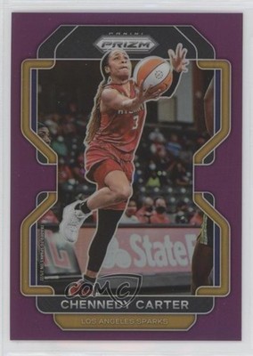 2022 Panini Prizm WNBA Purple Prizm 91/99 Chennedy Carter #73 nd3